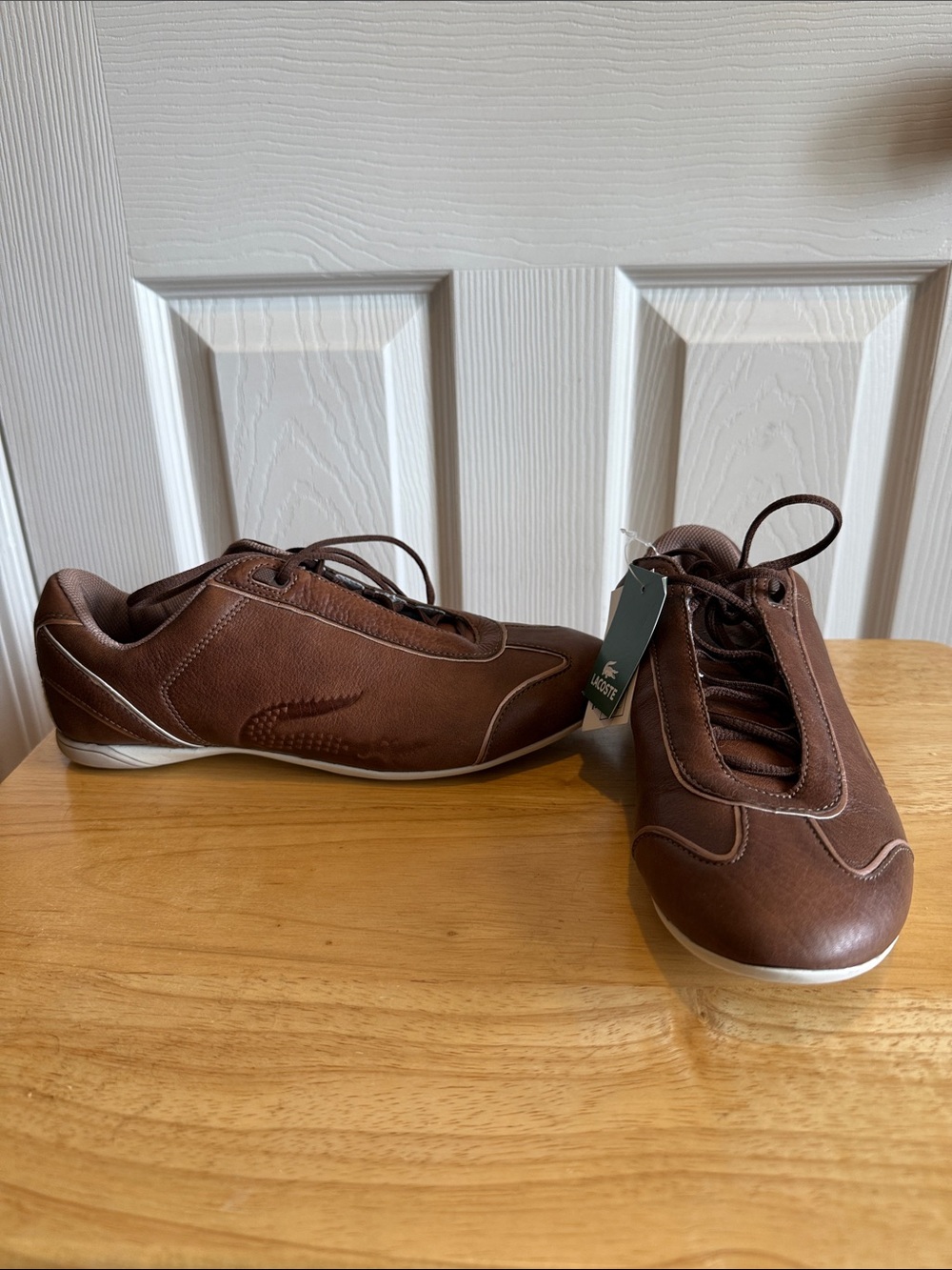 Lacoste Brown Women’s Lace-Up Sneakers